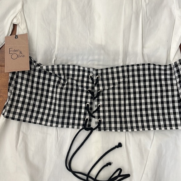 Eden & Olivia Womens Small Long Sleeve Button Down Shirt - Picture 7 of 8